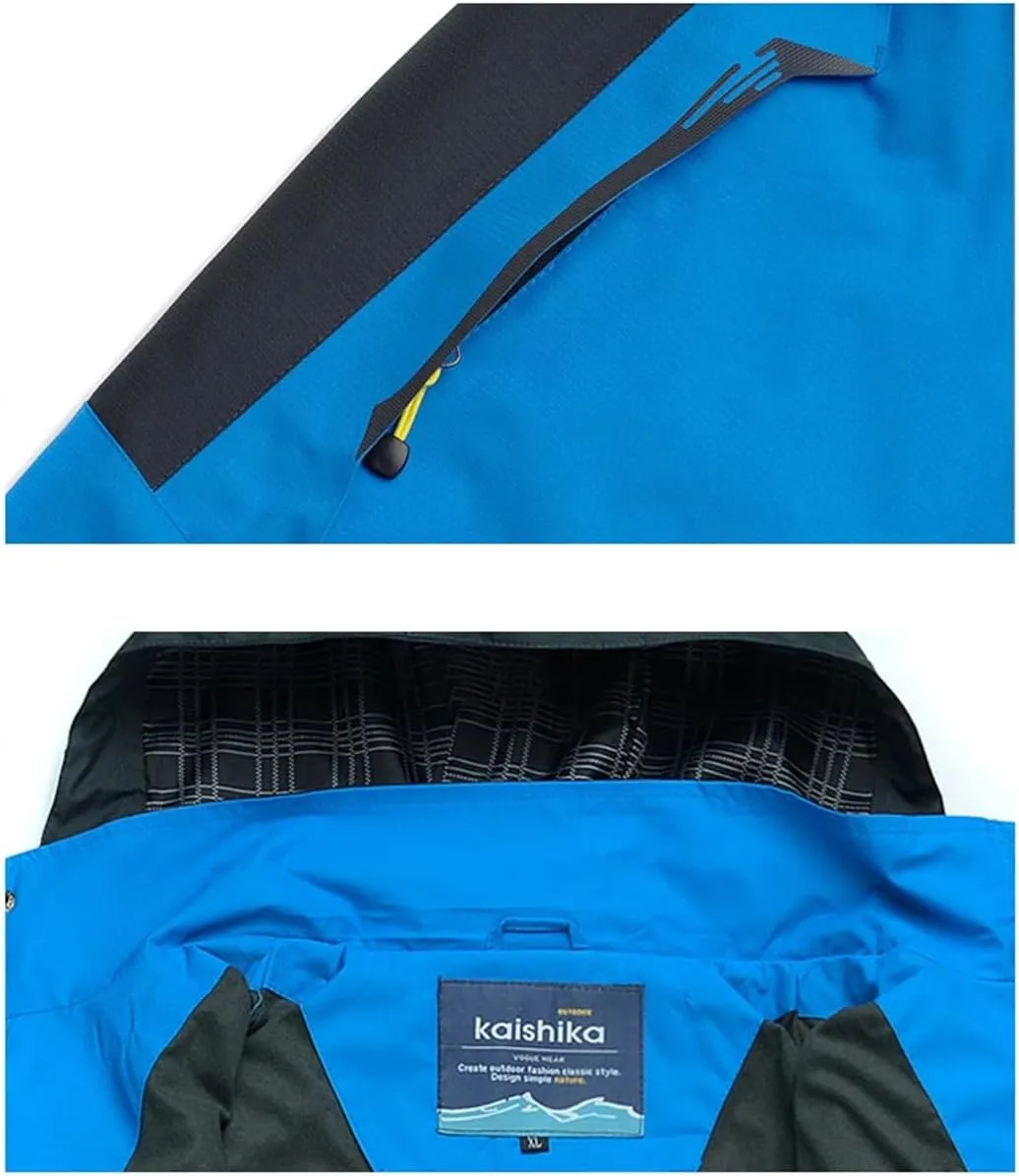 Men Outdoor Sports Coats Climbing Trekking Windbreaker Travel Waterproof Camping Hiking Rainproof Tall Coats