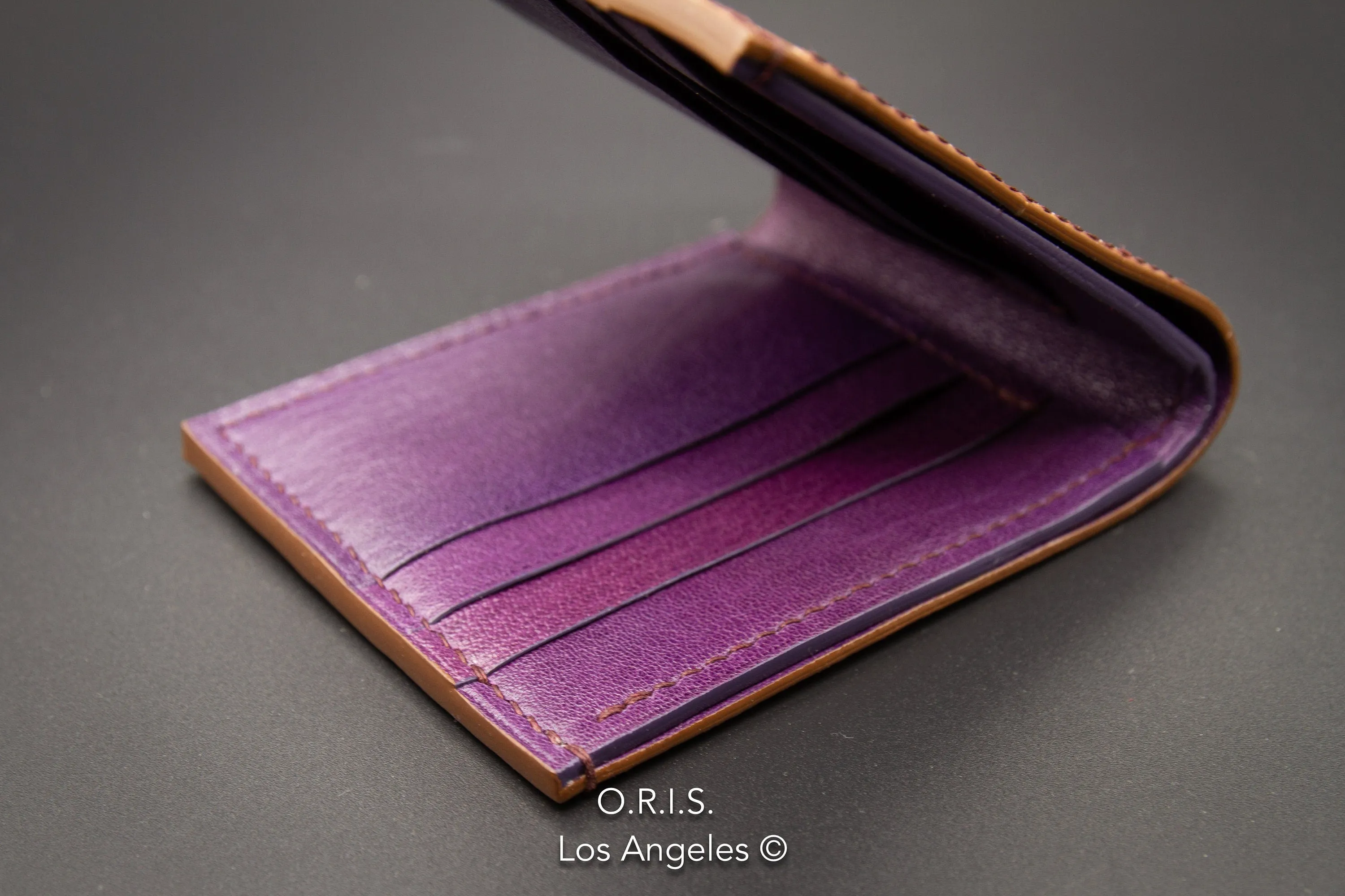 Mens Alligator Wallet - Rosewood