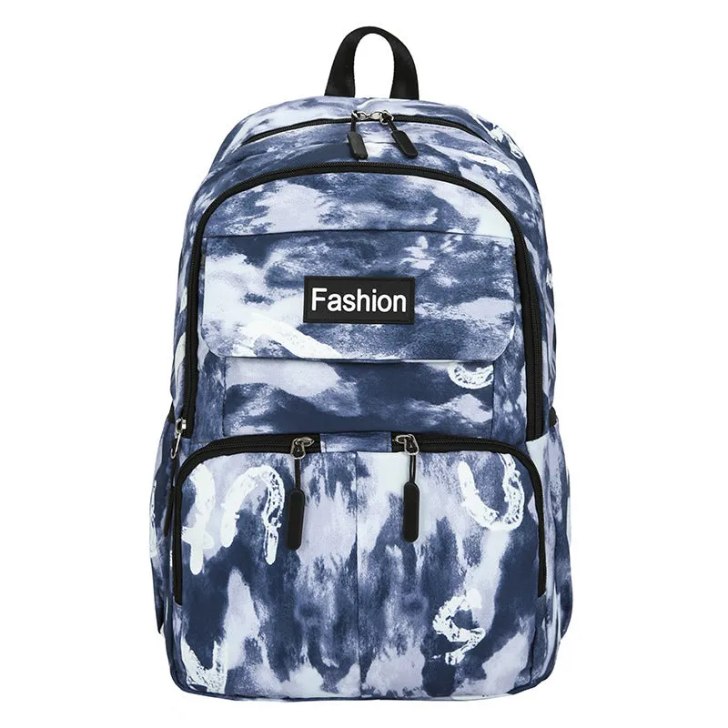 Men's And Women's Printed Oxford Backpack