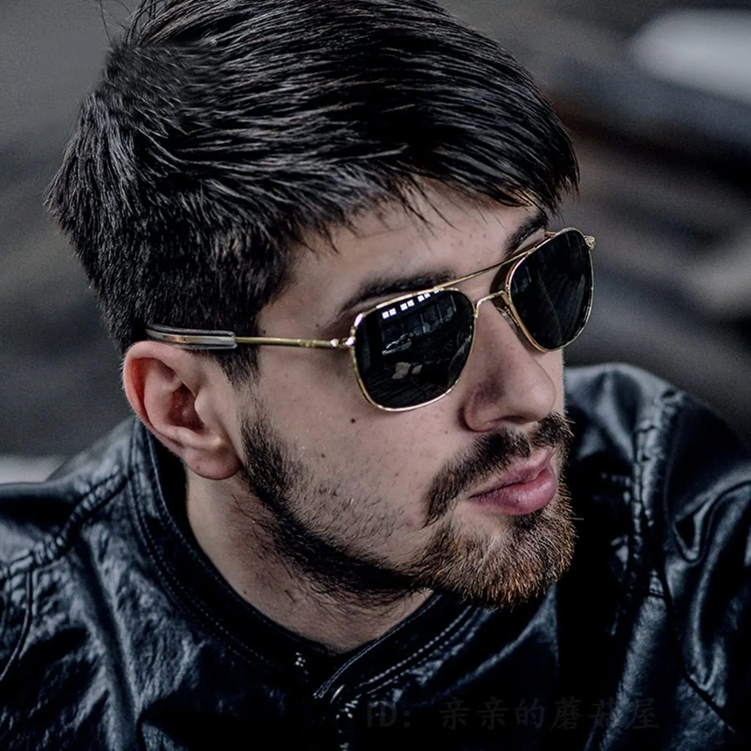 Men's Aviator Sunglasses American Army Military Pilot Polarized Sunglasses Bayonet Temples
