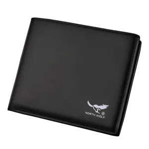 Men's short zipper Korean wallet