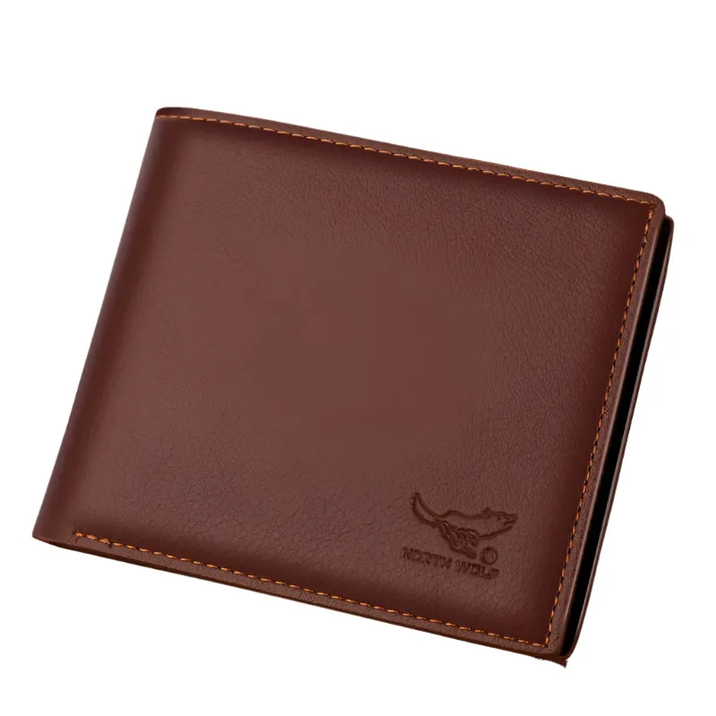 Men's short zipper Korean wallet