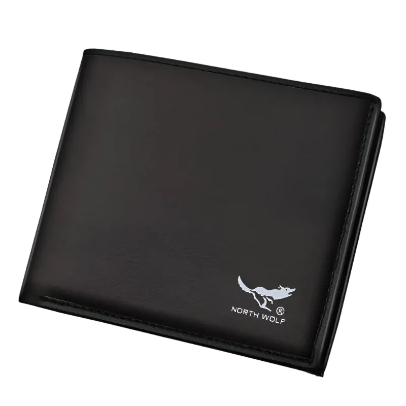 Men's short zipper Korean wallet