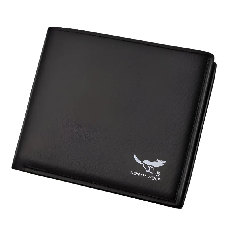 Men's short zipper Korean wallet