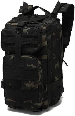 Men's Shoulders Bag Outdoor Backpack Sports Backpack Oxford Cloth Camping Shoulders Bag Waterproof Training Backpack for Hiking Mountaineering Cycling Training 25L-30L, Type 11