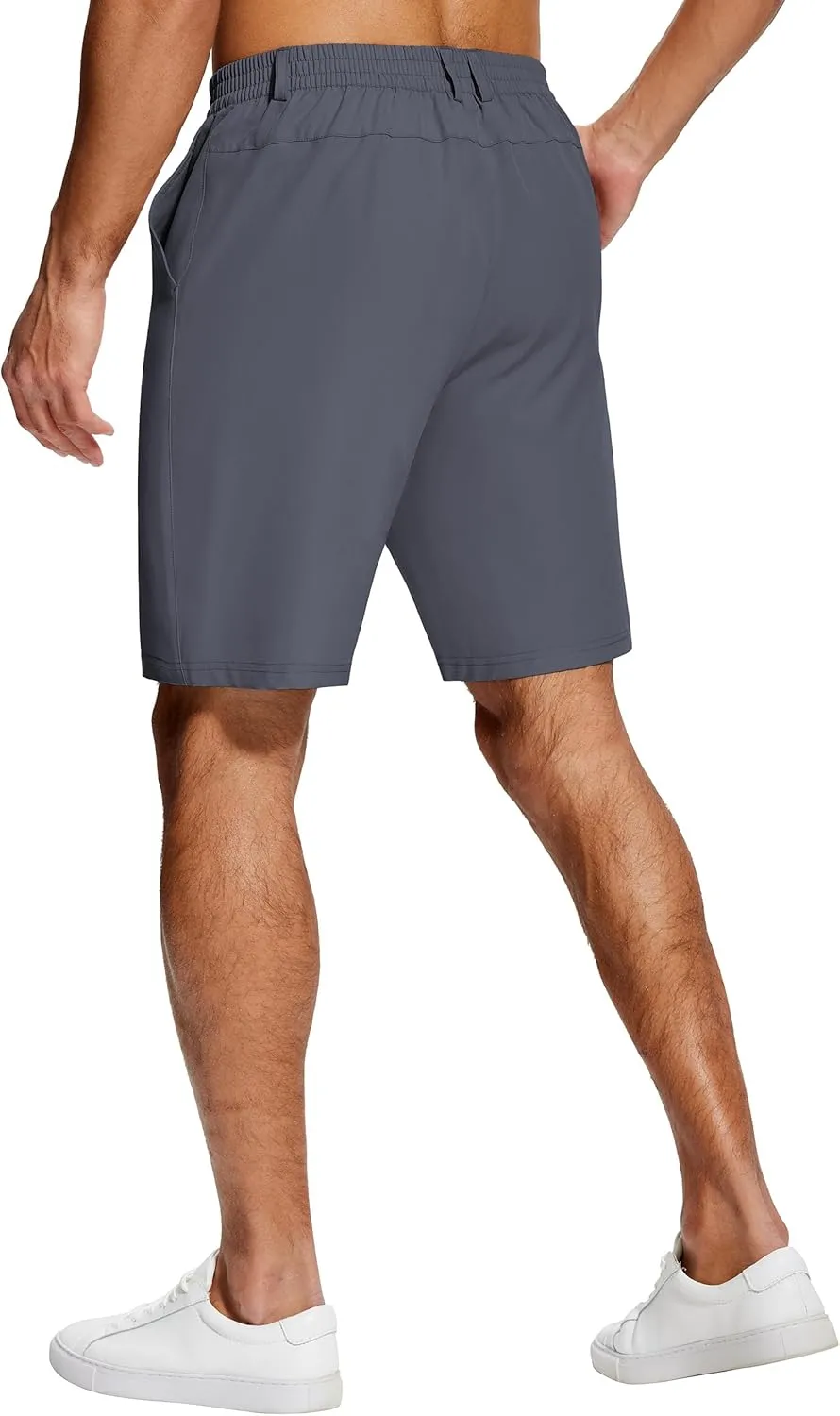 Mens Stretch Dress Shorts 9 Inch Lightweight Quick Dry Hiking Golf Shorts for Men Casual Outdoor Work 3 Pockets