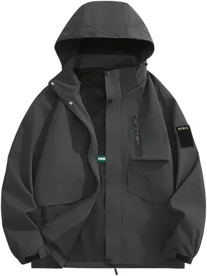 Men's Waterproof Hiking Jackets Windproof Windbreaker Coat Breathable Fishing Camping Trekking Jacket