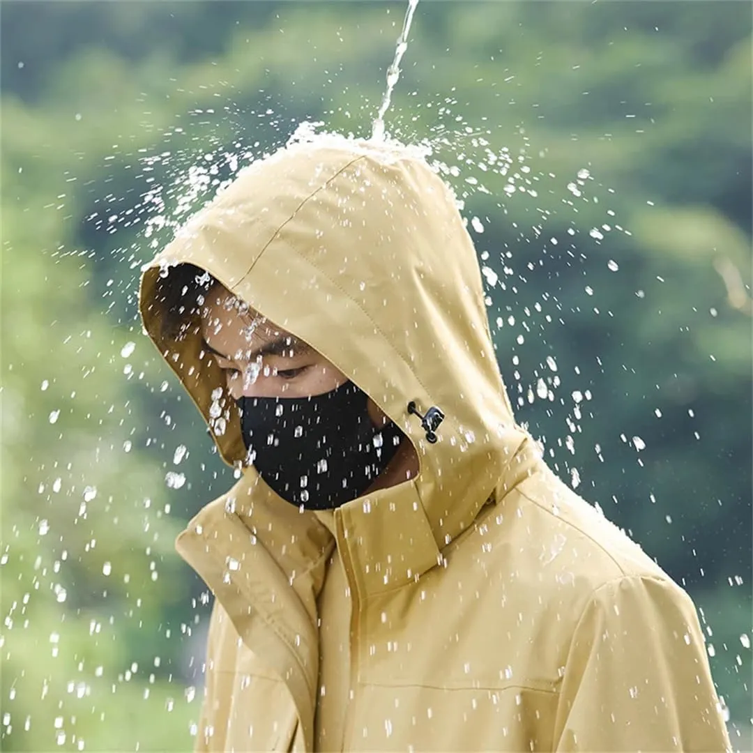 Men's Women's Waterproof Coat Hiking Climbing Camping Skiing Warm Windproof Windbreaker 3-In-1 Fleece Jacket