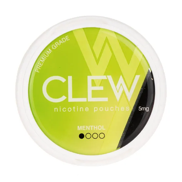 Menthol Nicotine Pouches by Clew