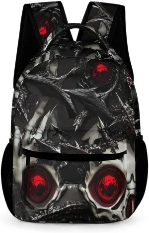Metal Skull Death Thorns Cute Backpack Travel Bag Small Back Packs Funny Print Mini Daypack
