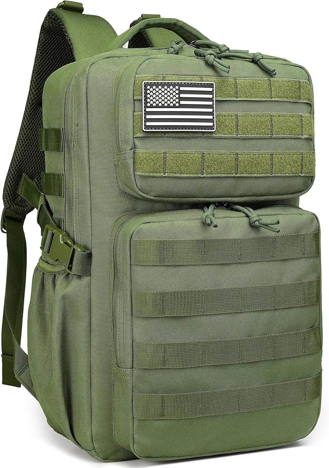 Military Tactical Backpack for Men Waterproof Daypack 3 Day Assault Pack Molle Bag with Water Bottle Holder