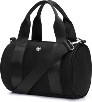 Mini Gym Bag Small Barrel Duffle Crossbody Bags Tote for Women Men Workout Bag Lightweight for Weekender Travel Sports Yoga Fitness Dance