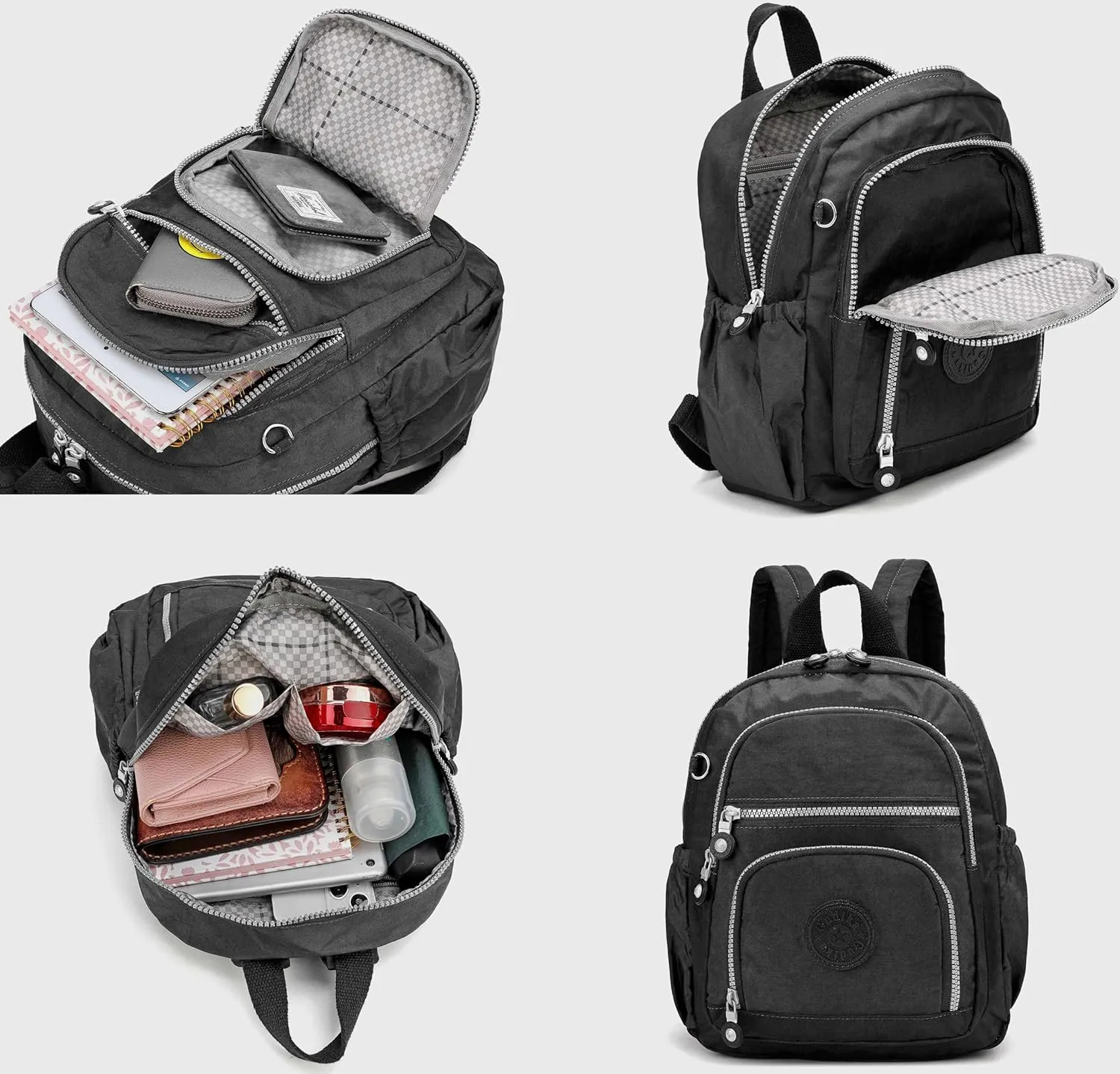 Mini Hiking Waterproof Laptop Backpack Purse for Women and Men,Travel Backpack 8.6L