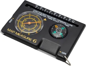 MIZAR GM-400 Map Measures, Card Type, Multi-Functional, Compass, Compass, Compass, Compass, Dry Type, Thermometer, Magnet, Includes Key Holder, Made in Japan