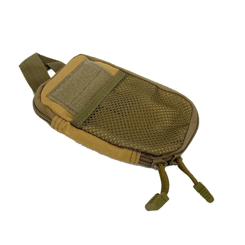 Molle Pouch Mesh Tools Accessory Pouches - Tactical Waist Bags Outdoor Flashlight Pocket