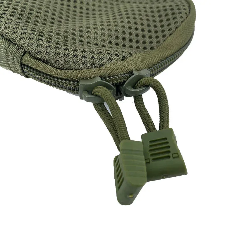 Molle Pouch Mesh Tools Accessory Pouches - Tactical Waist Bags Outdoor Flashlight Pocket