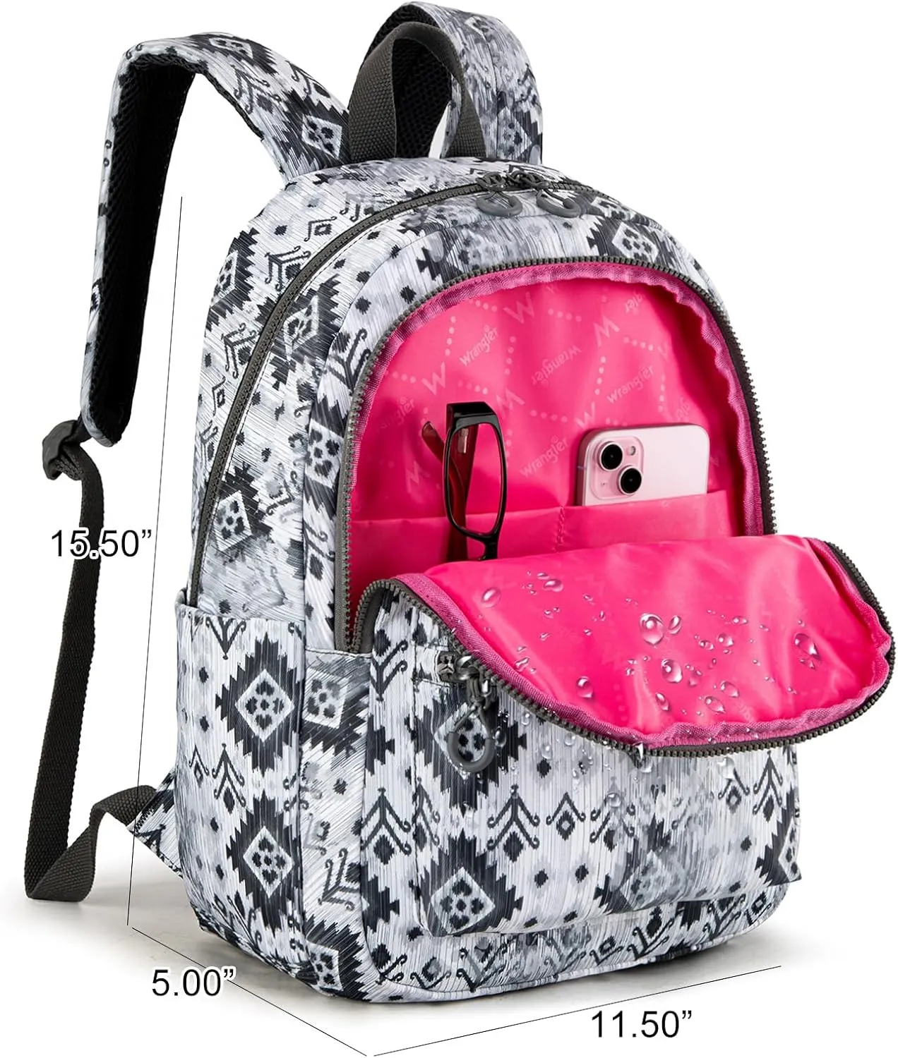 Montana West x Wrangler Aztec Backpack Mommy Daypack Western Travel Bag for Women