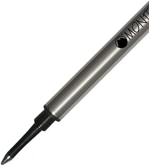 Monteverde Rollerball Refill to Fit Waterman Rollerball Pens, Fine Point, Black, 2 per Pack (W222BK)