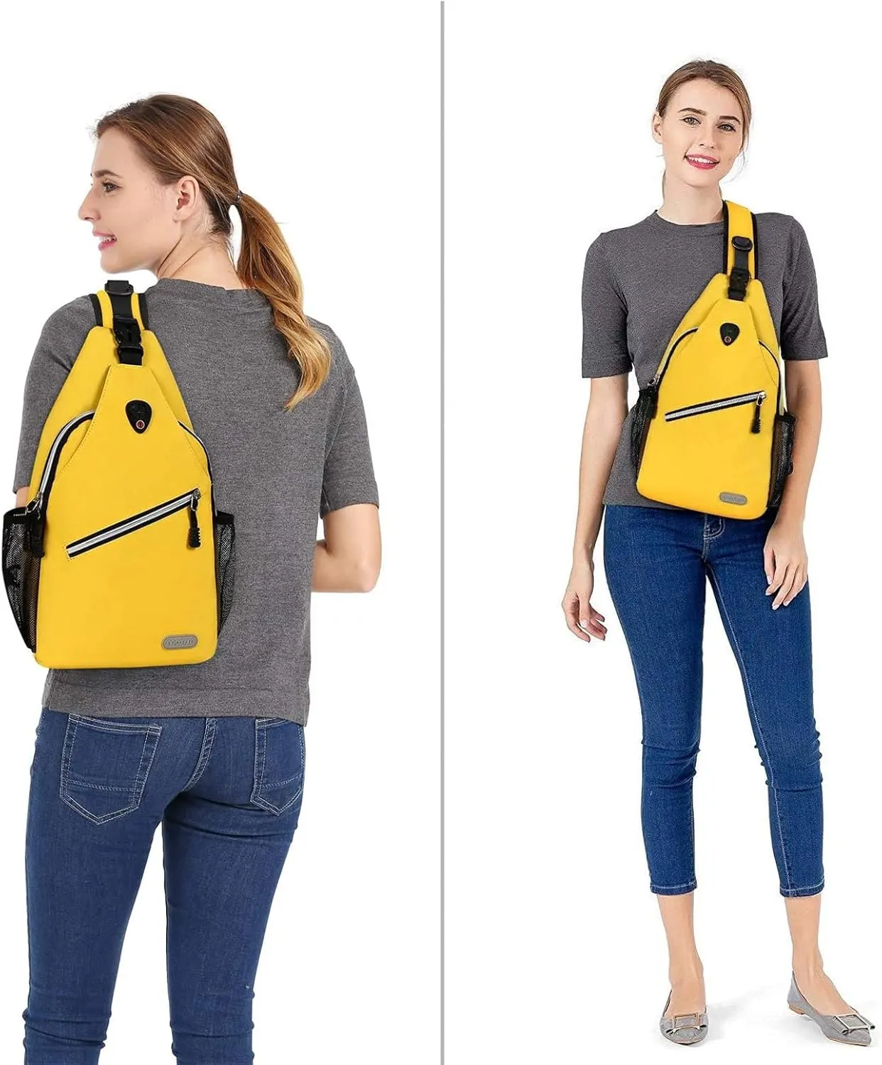 MOSISO Sling Backpack, Multipurpose Crossbody Shoulder Bag Travel Hiking Daypack