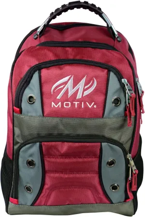 MOTIV Intrepid Backpack Red