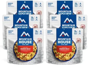 Mountain House Breakfast Skillet | Freeze Dried Backpacking & Camping Food | 6-Pack | Gluten-Free
