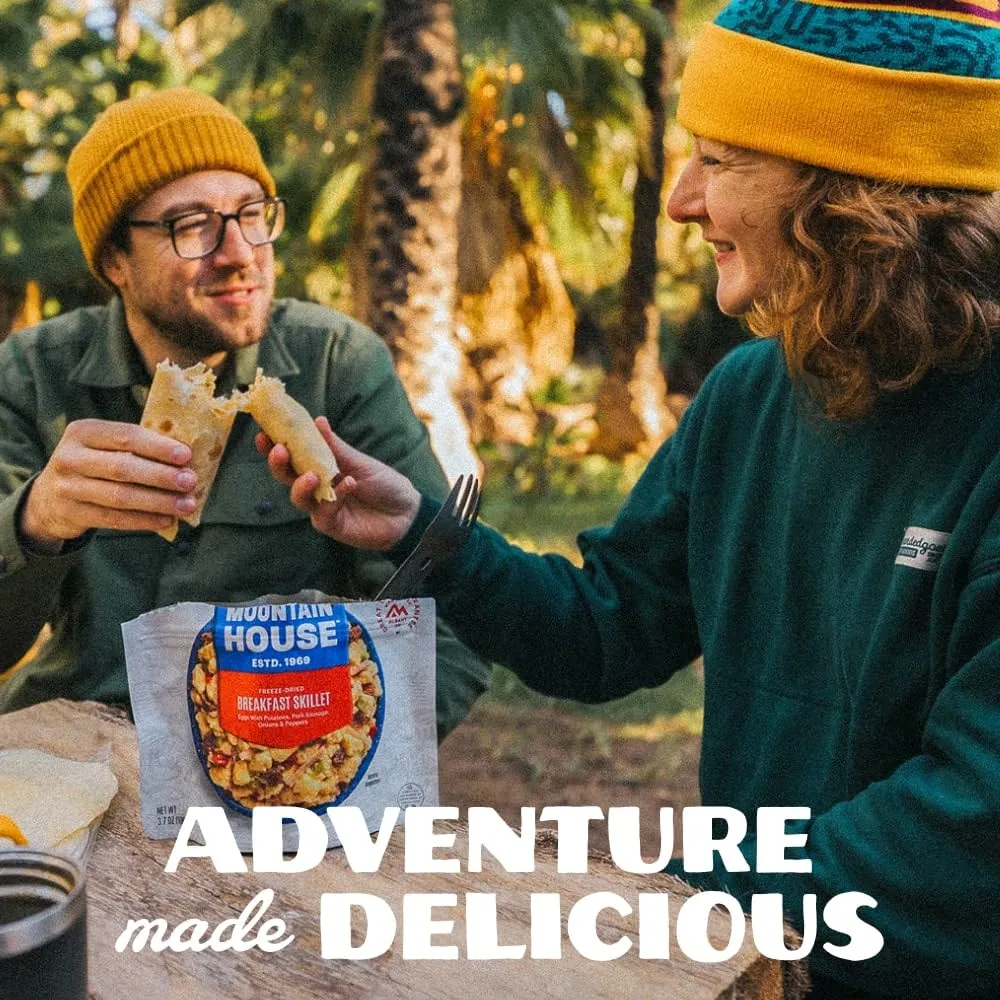 Mountain House Fettuccine Alfredo with Chicken | Freeze Dried Backpacking & Camping Food | 6-Pack