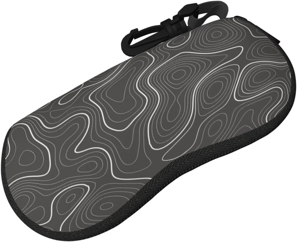 Mountain Landscape Eyeglasses Case Bag Soft Glasses Case With Belt Clip for Sunglasses Women Men Boys Girls