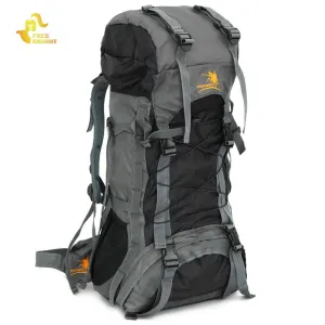 Mountaineering Markdown Outdoor 60L Fall discount Water Free Camping Nylon Knight Backpack FK008 Resistant Bag