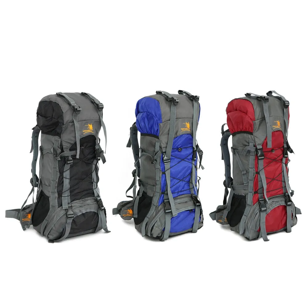 Mountaineering Markdown Outdoor 60L Fall discount Water Free Camping Nylon Knight Backpack FK008 Resistant Bag