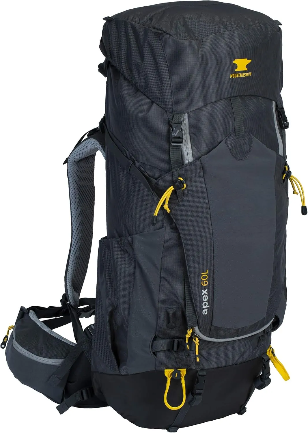 Mountainsmith Hiking Backpack, Anvil Grey, 60L, Apex 60