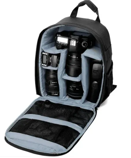 Multi-Functional Outdoor Camera Backpack - Waterproof Digital Shoulder Camera Bag