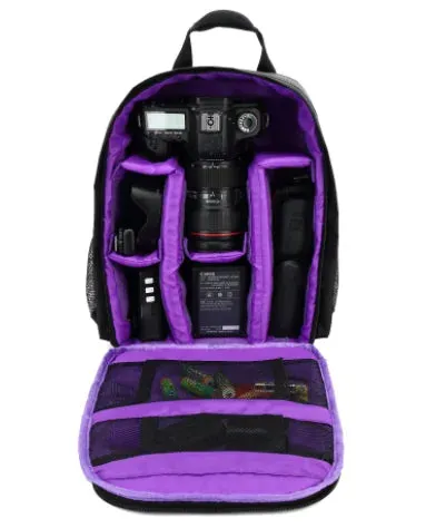 Multi-Functional Outdoor Camera Backpack - Waterproof Digital Shoulder Camera Bag