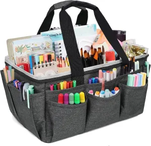 Multi-Functional Tote Bag - Craft, Art, Sewing, Travel, Daily Use, Office - Grey
