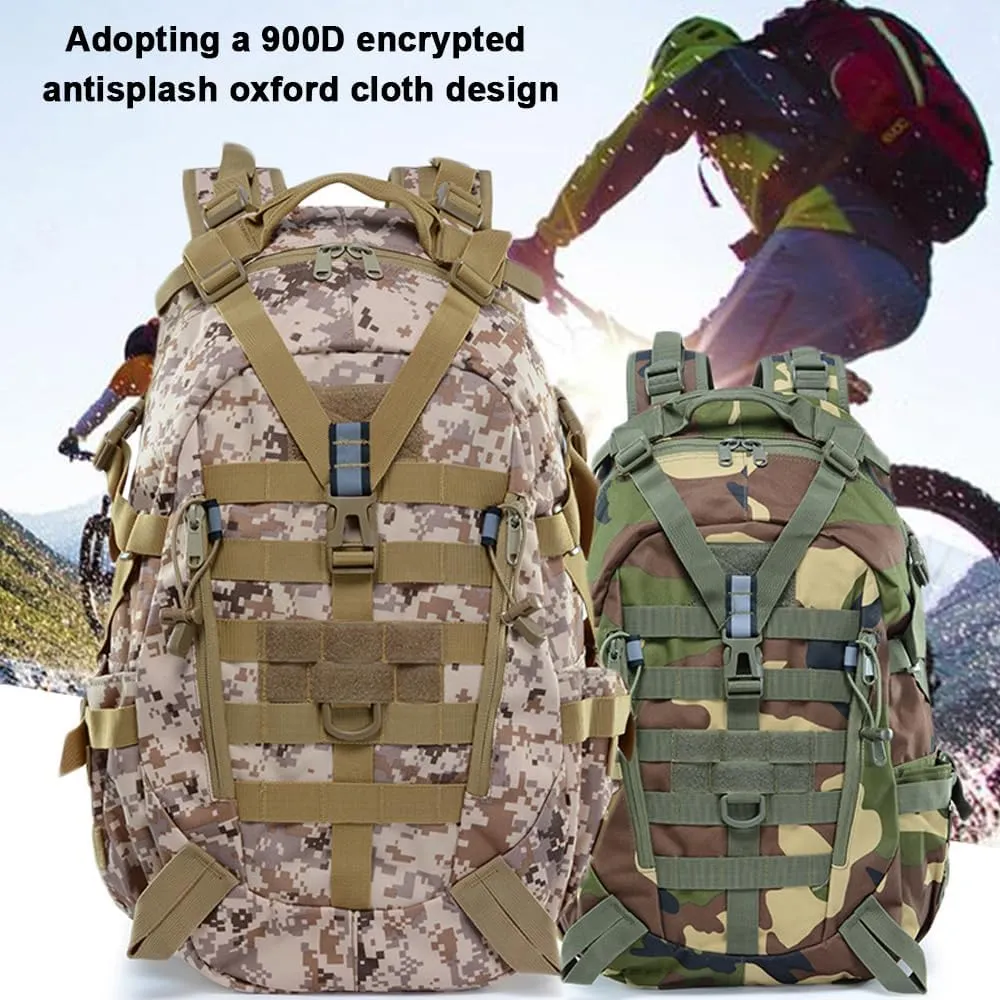 Multifunctional Sports Backpack Large acity Climbing Backpack Camping Hiking King Ox Cloth Shoulders Bag
