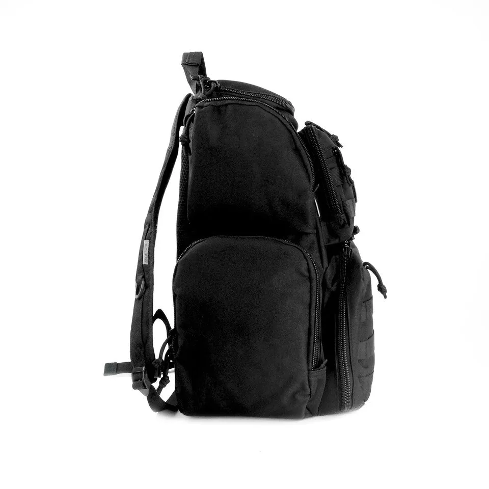 Multiple compartments Tactical Lockable Range Backpack with Free USA Patch and rain cover