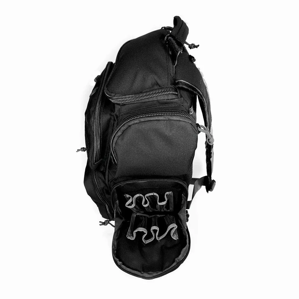 Multiple compartments Tactical Lockable Range Backpack with Free USA Patch and rain cover