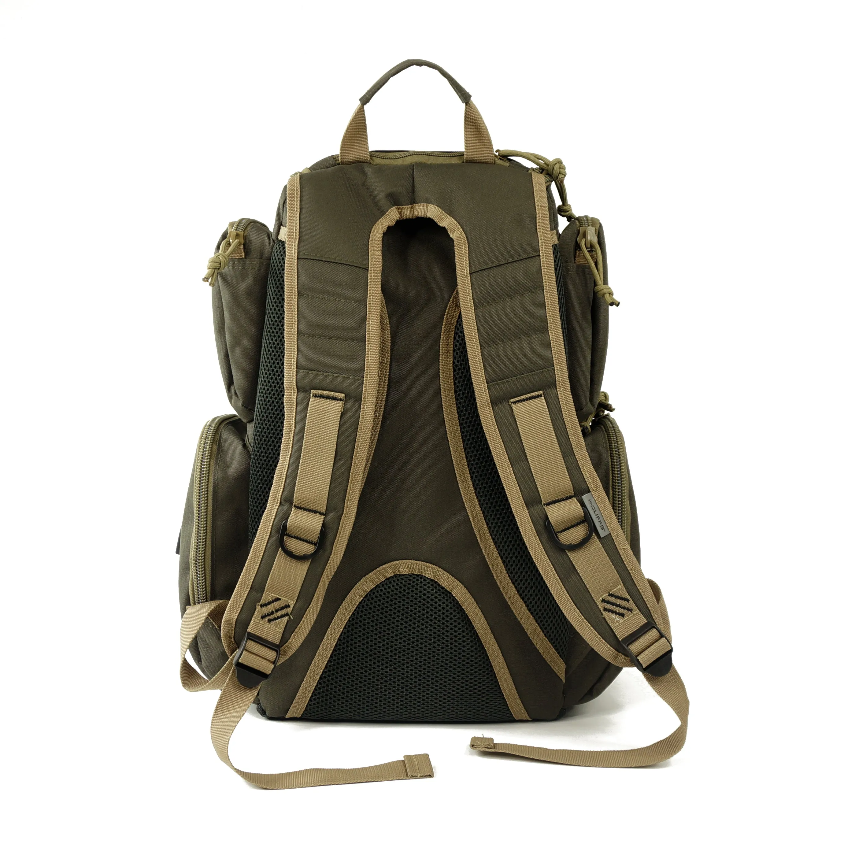 Multiple compartments Tactical Lockable Range Backpack with Free USA Patch and rain cover