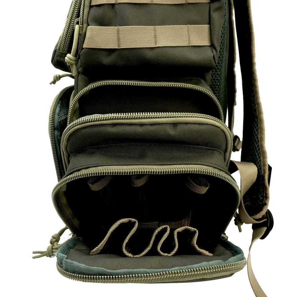 Multiple compartments Tactical Lockable Range Backpack with Free USA Patch and rain cover