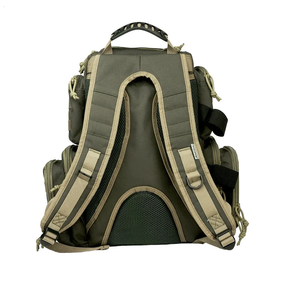 Multiple compartments Tactical Lockable Range Backpack with Free USA Patch and rain cover