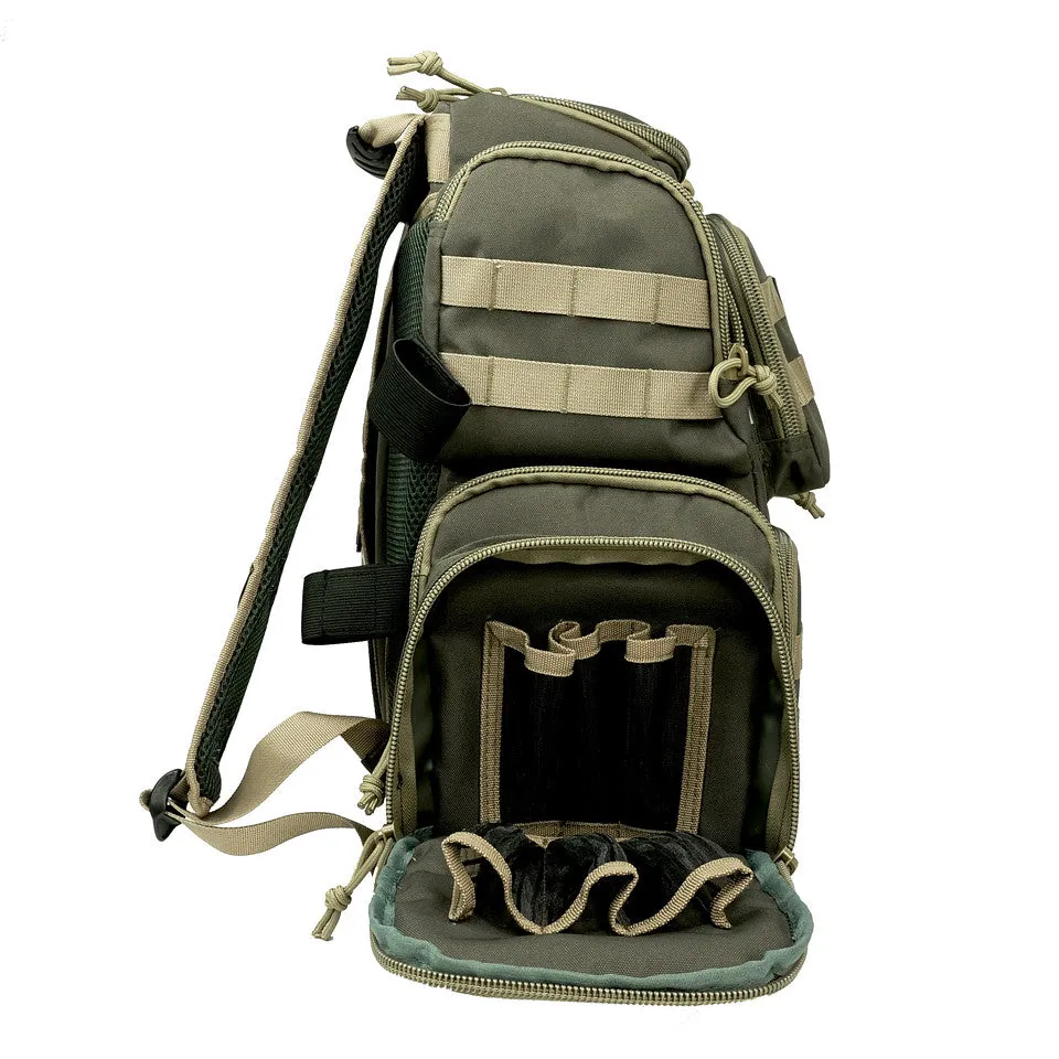 Multiple compartments Tactical Lockable Range Backpack with Free USA Patch and rain cover