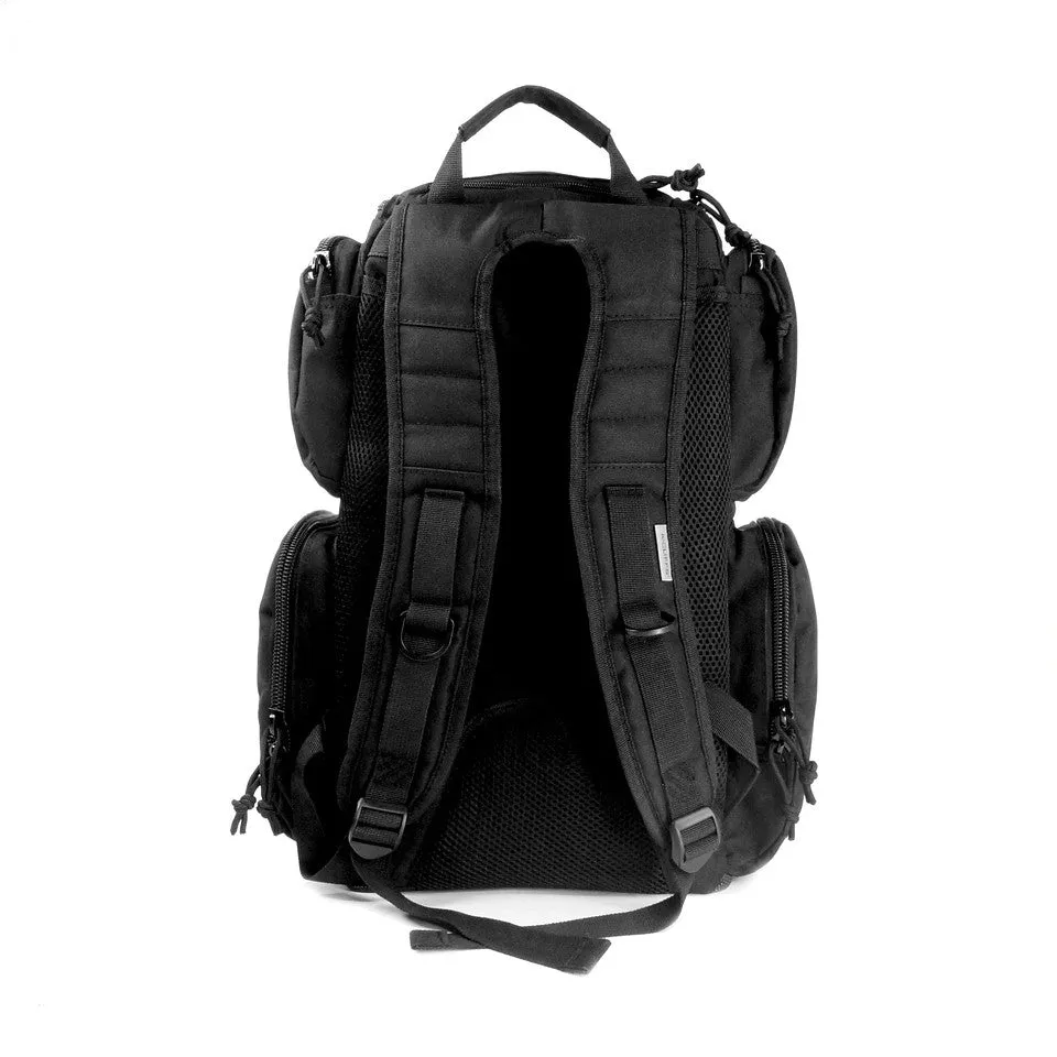 Multiple compartments Tactical Lockable Range Backpack with Free USA Patch and rain cover