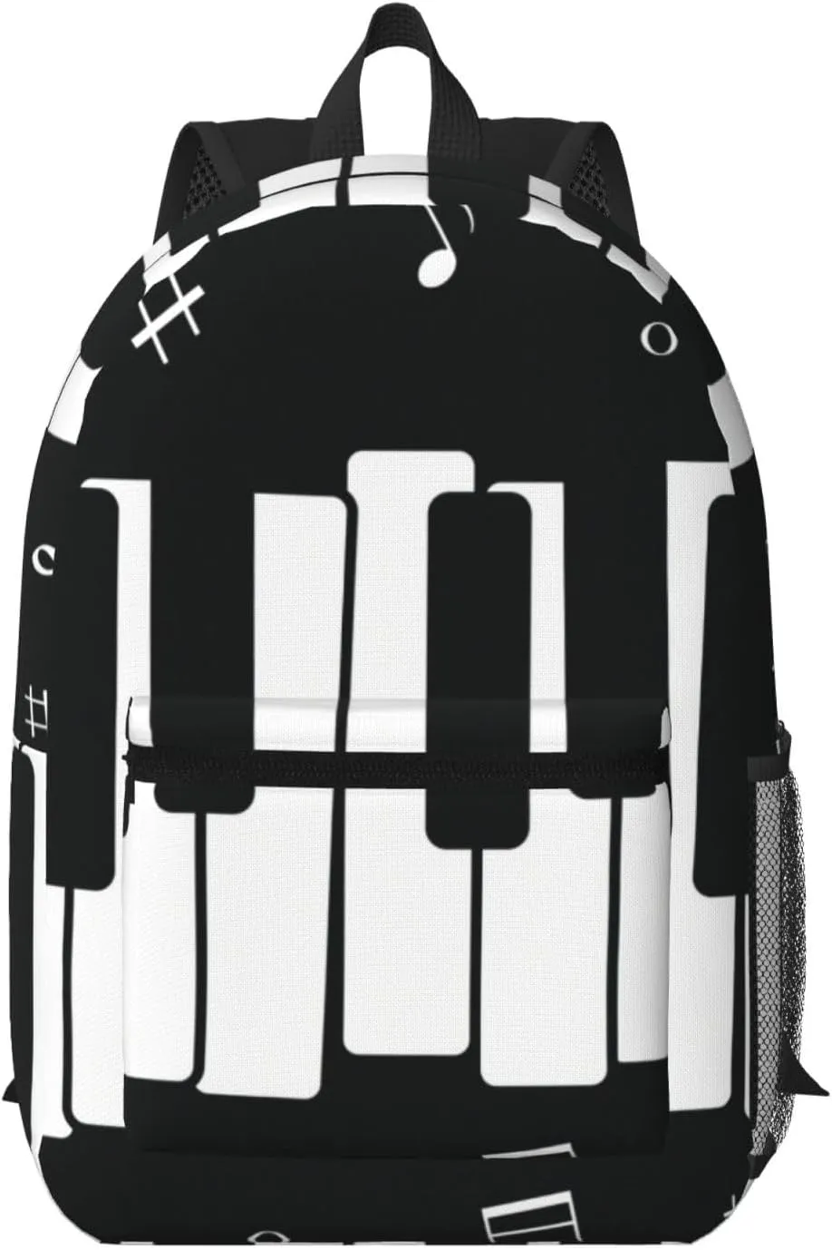 Music Note Piano Pattern Backpack for Worker Business Hiking Travel Shoulders Bag Fashion Backpack