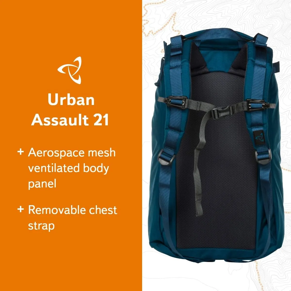 Mystery Ranch Backpack, Aegean Blue, 21 Litre