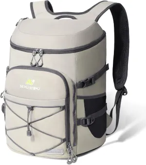 N NEVO RHINO Insulated Backpack Cooler - 36/54 Can Capacity, Waterproof Leak-Proof Lightweight Multi-Functional & Spacious， Ideal for Camping, Travel, Beach, Picnics， Lunch & Day Trips