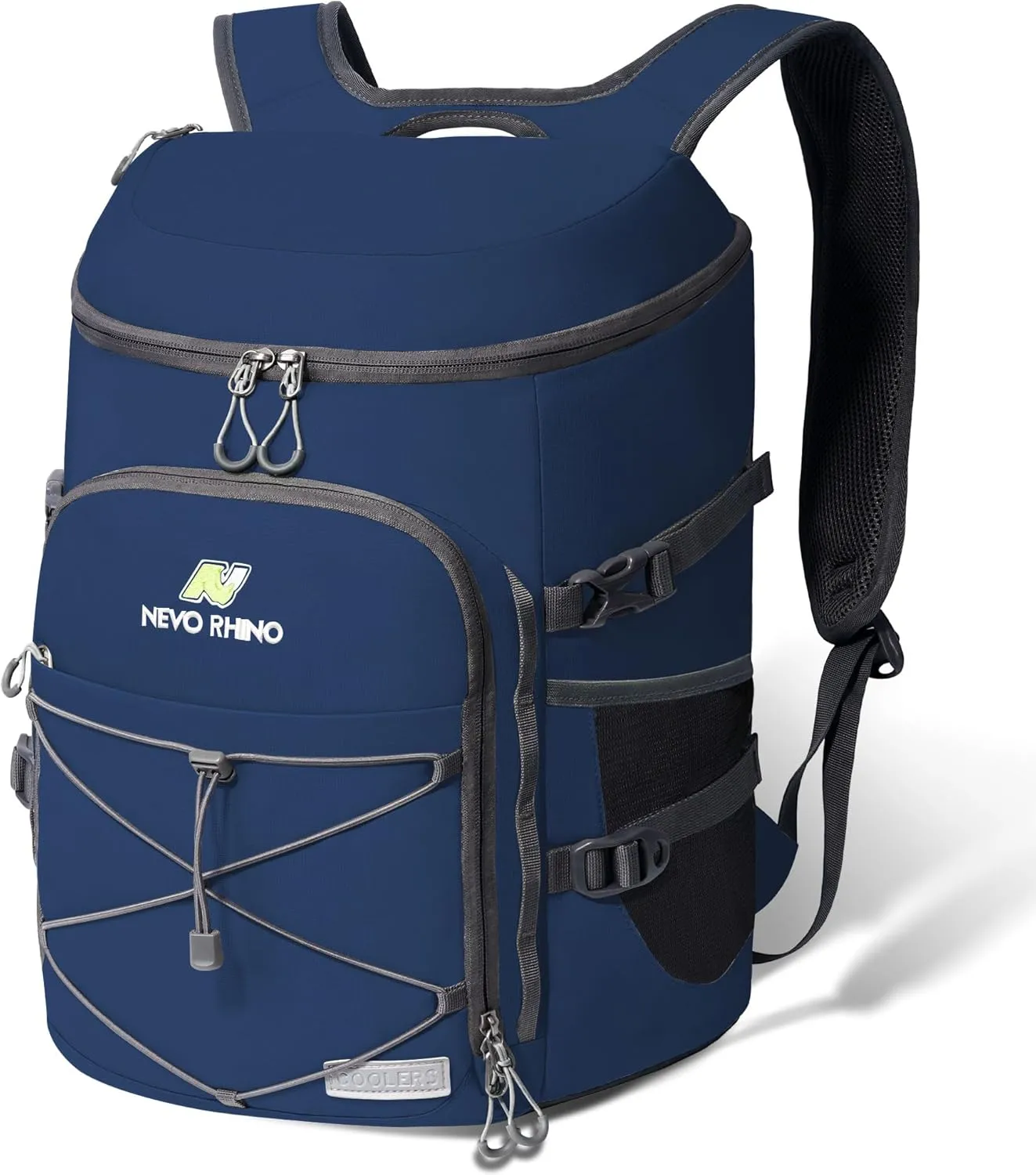 N NEVO RHINO Insulated Backpack Cooler - 36/54 Can Capacity, Waterproof Leak-Proof Lightweight Multi-Functional & Spacious， Ideal for Camping, Travel, Beach, Picnics， Lunch & Day Trips