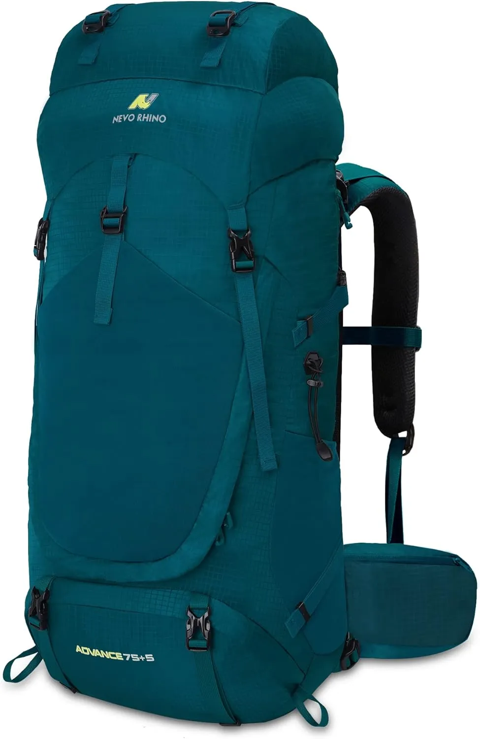 N NEVO RHINO Internal Frame Hiking Backpack 50/60/65/70/80L, Mountain Climbing Camping Backpack Daypack Waterproof Rain Cover