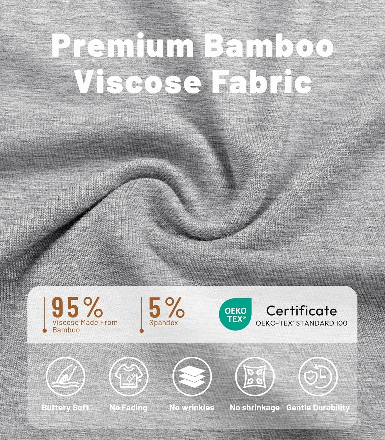 NACHILA Men's Pajamas Short Set-Viscose Made from Bamboo Sleepwear Super Soft Pj Top and Pajama Shorts Summer Pjs Sets S-XL