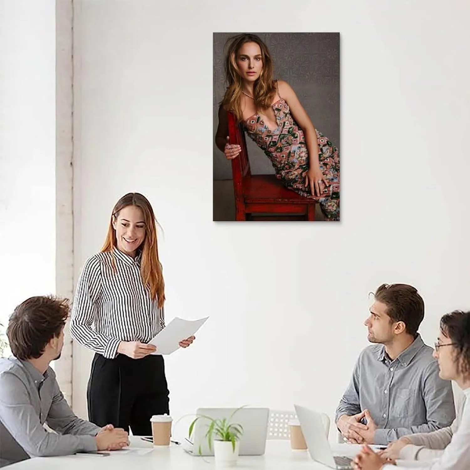 Natalie Portman Movie Star Art Poster Canvas Art And Wall Art Picture Print Modern Family Bedroom Decors 20x30inch(50x75cm)