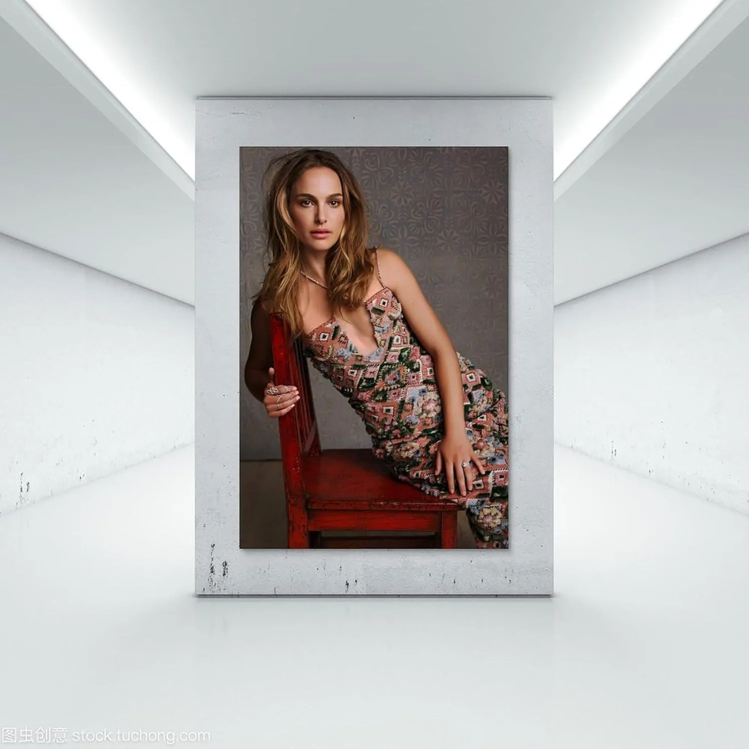 Natalie Portman Movie Star Art Poster Canvas Art And Wall Art Picture Print Modern Family Bedroom Decors 20x30inch(50x75cm)
