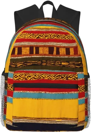 Native American Pattern print Lightweight Backpack Notebook Tablet Stylish journey Daypack Casual Sport Climbing